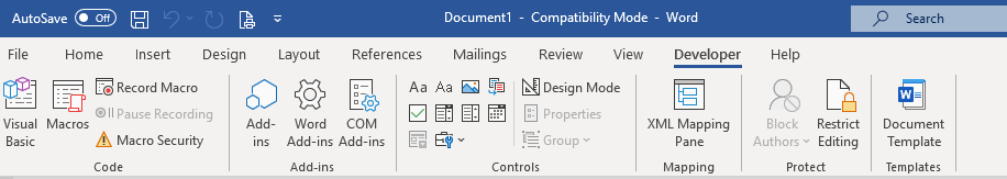 MS Word मा  Macro को प्रयोग